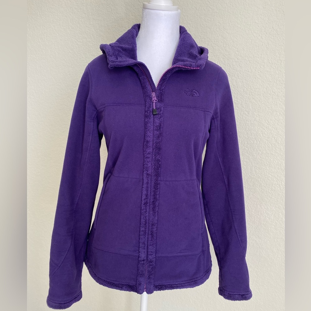 The North Face Women's Purple Hooded Fleece Jacket